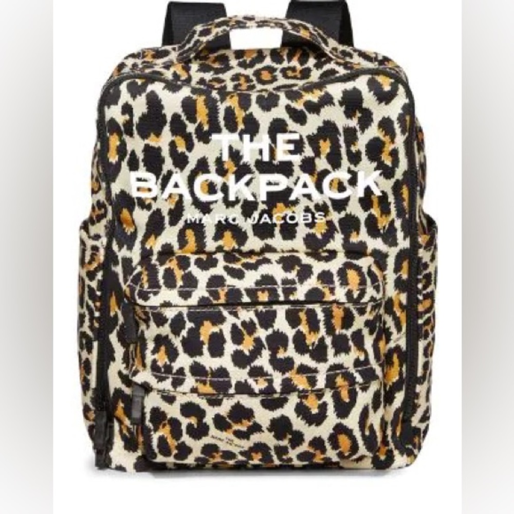 Marc Jacobs leopard The Backpack NWT